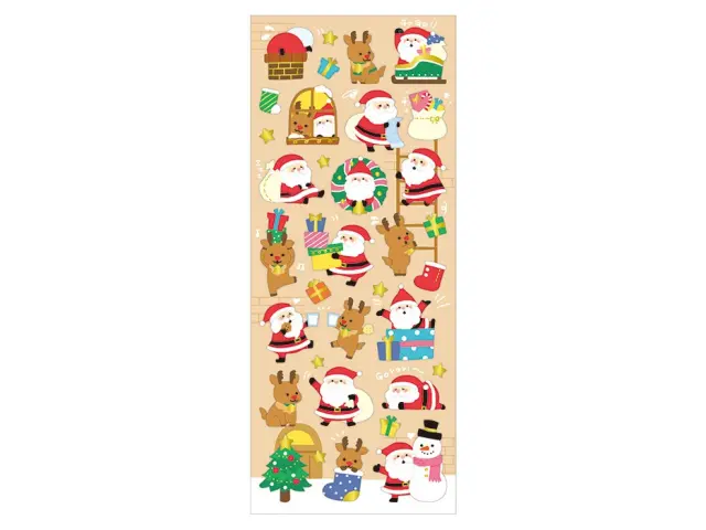 Mindwave Winter Stickers 82476 - Jolly Santa Claus