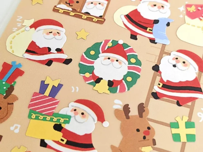 Mindwave Winter Stickers 82476 - Jolly Santa Claus