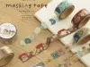 Mindwave Die-Cut Borderless Washi Tape 95445 - Town Houses