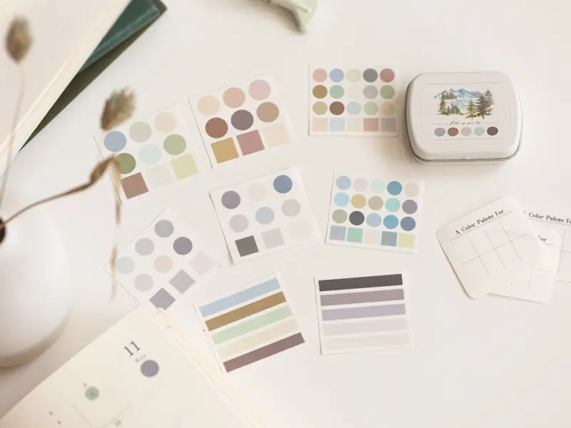 MU Mini Tin Palette Stickers - 01 Moriyama
