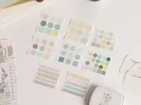 MU Mini Tin Palette Stickers - 04 Fresh Flower