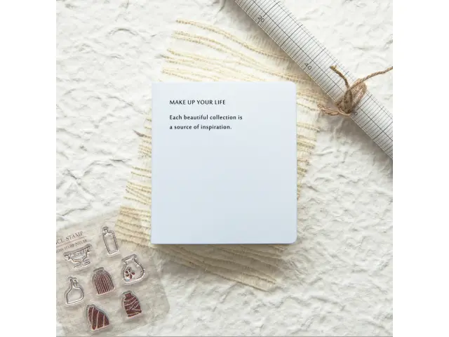 MU Stamp Ephemera Storage Book - White
