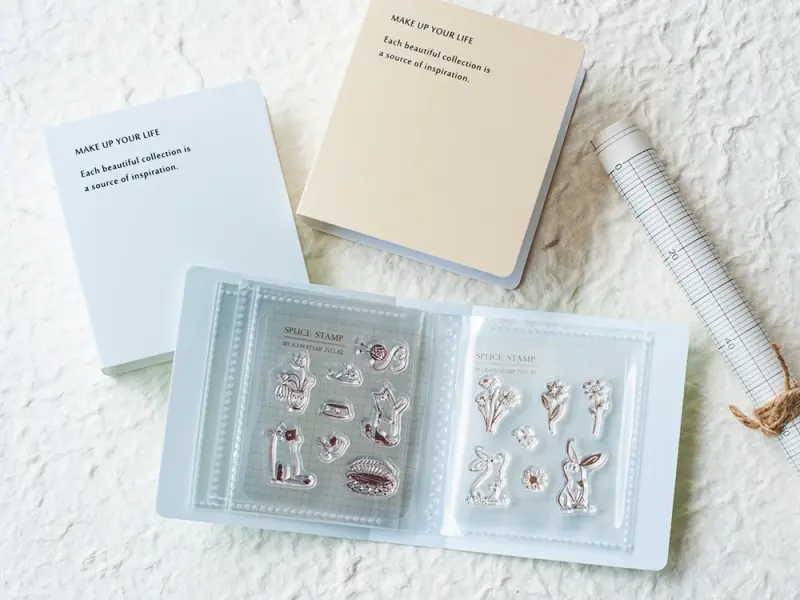 MU Stamp Ephemera Storage Book - Dusty Rose Pink