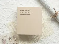 MU Stamp Ephemera Storage Book - Milk Tea