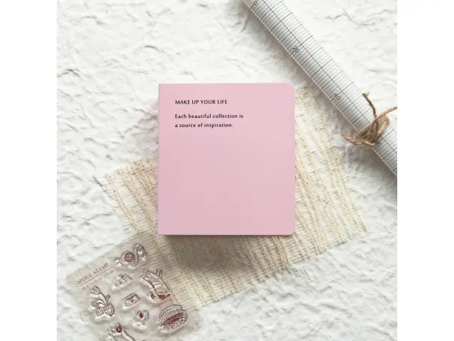 MU Stamp Ephemera Storage Book - Dusty Rose Pink