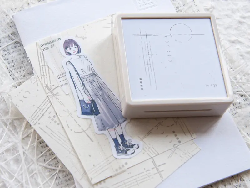 MU Self Inking Stamp Collage No.4 - Record Signal