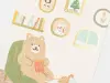 Furukawa Postcard - Knitting Bear
