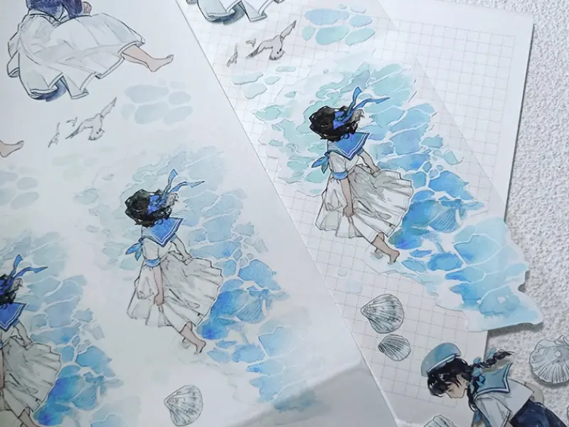 Notte Studio Washi Tape Sample - Sail