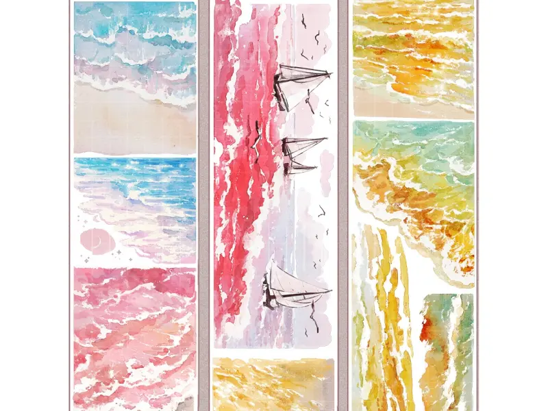 Notte Studio Washi Tape Sample - Pink Sea