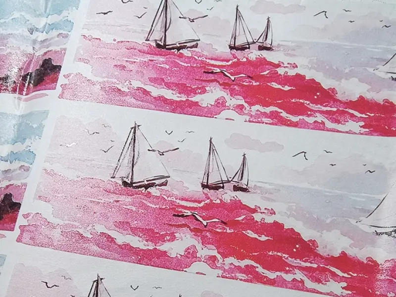Notte Studio Washi Tape Sample - Pink Sea
