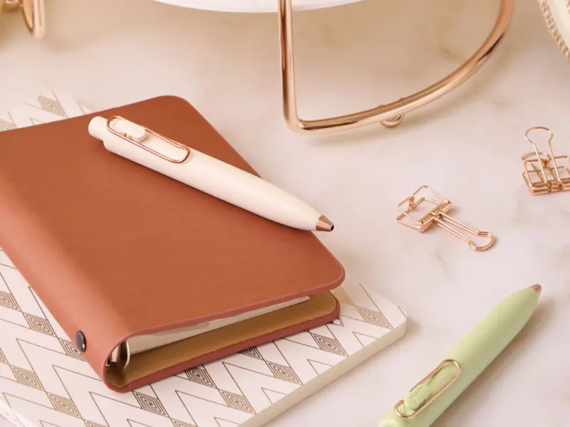 Uni-ball One P 0.38mm Rose Gold Clip - LaFrance