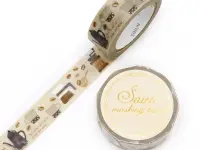 Saien Washi Tape - Coffee Time