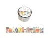 Mindwave Die-Cut Borderless Washi Tape 95445 - Town Houses