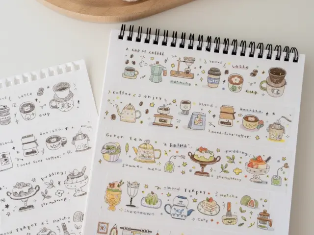 Orange Studio Washi Tape - Home Cafe