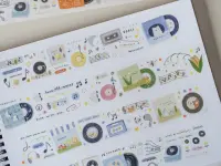 Orange Studio Washi Tape - Music Notes