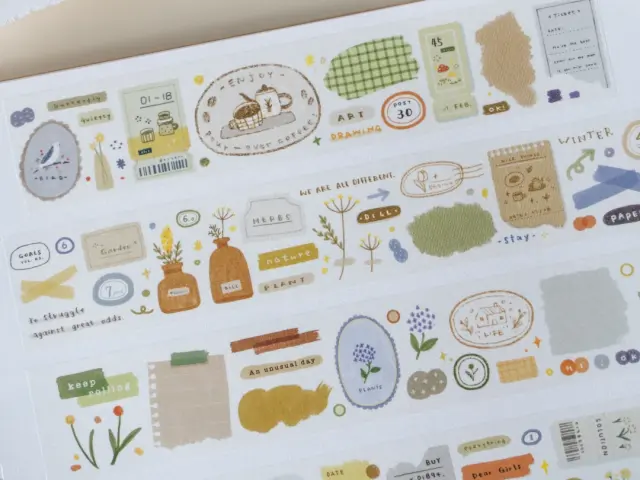 Orange Studio Washi Tape - Retro