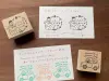 Stamp Marche Girl Rubber Stamp - Weather Flower Frame