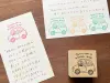 Stamp Marche Girl Rubber Stamp - Tomorrow