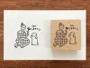 Stamp Marche Girl Rubber Stamp - For You