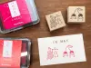 Stamp Marche Girl Rubber Stamp - For You