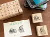 Stamp Marche Girl Rubber Stamp - Easter