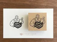 Stamp Marche Girl Rubber Stamp - Baking