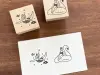 Stamp Marche Girl Rubber Stamp - In The Sea