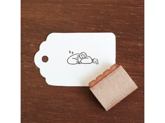 Stamp Marche Mini Rubber Stamp - Nap Time