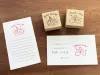Stamp Marche Girl Rubber Stamp - Happy Birthday