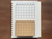 Stamp Marche Rubber Stamp - Monthly Calendar