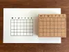 Stamp Marche Rubber Stamp - Calendar Medium