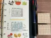 Stamp Marche Rubber Stamp - Calendar Medium