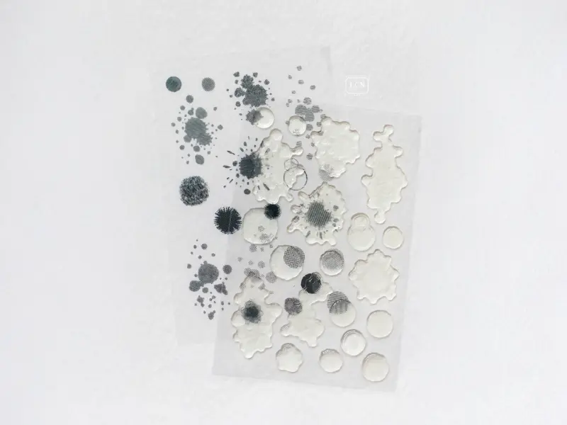 Pre-Order LCN Clear Background Stamps - Splashes