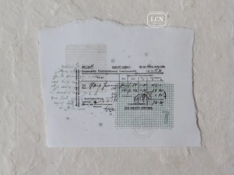 Pre-Order LCN Rubber Stamp - Mini Receipt L