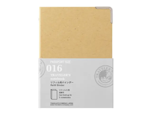 016. Refill Binder Passport Traveler's Notebook 