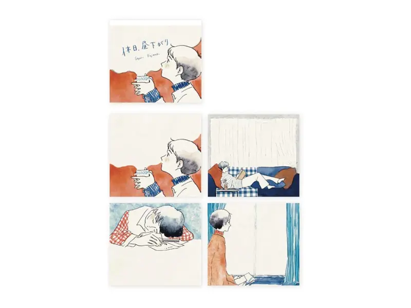 Cozyca x Sayuri Fujimaki Memo Pad - Holiday, Afternoon