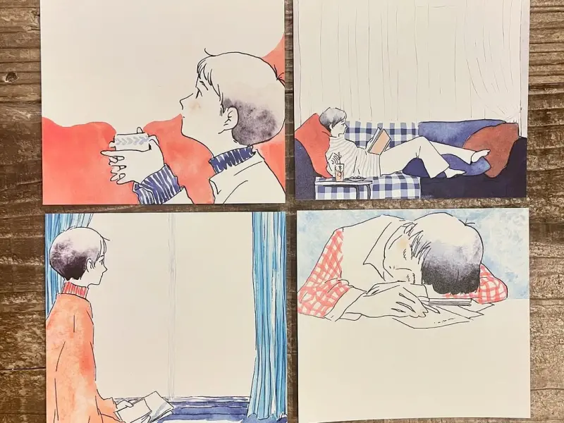 Cozyca x Sayuri Fujimaki Memo Pad - Holiday, Afternoon