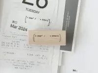 Nyret Rubber Stamp Vol.10 Daily Aesthetic No.51 - Page And Memory