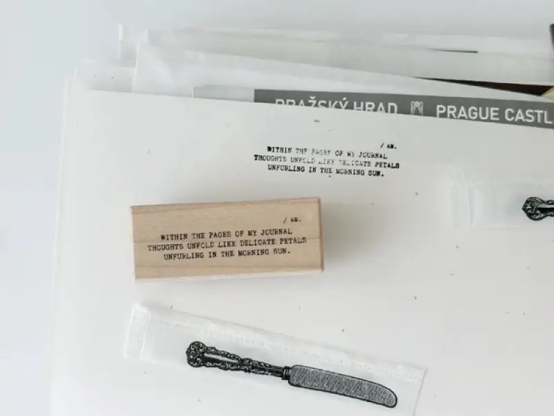 Nyret Rubber Stamp Vol.10 Daily Aesthetic No.52 - Within The Pages