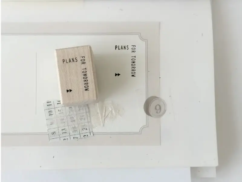 Nyret Rubber Stamp Vol.10 Daily Aesthetic No.57 - Plans For Tomorrow