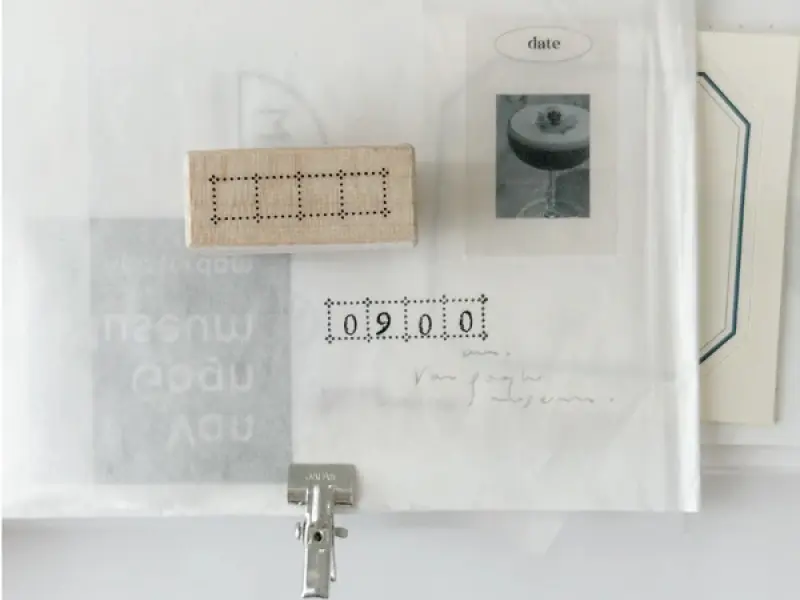 Nyret Rubber Stamp Vol.10 Daily Aesthetic No.58 - Timeframe
