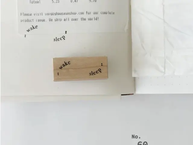 Nyret Rubber Stamp Vol.10 Daily Aesthetic No.60 - Wake Sleep
