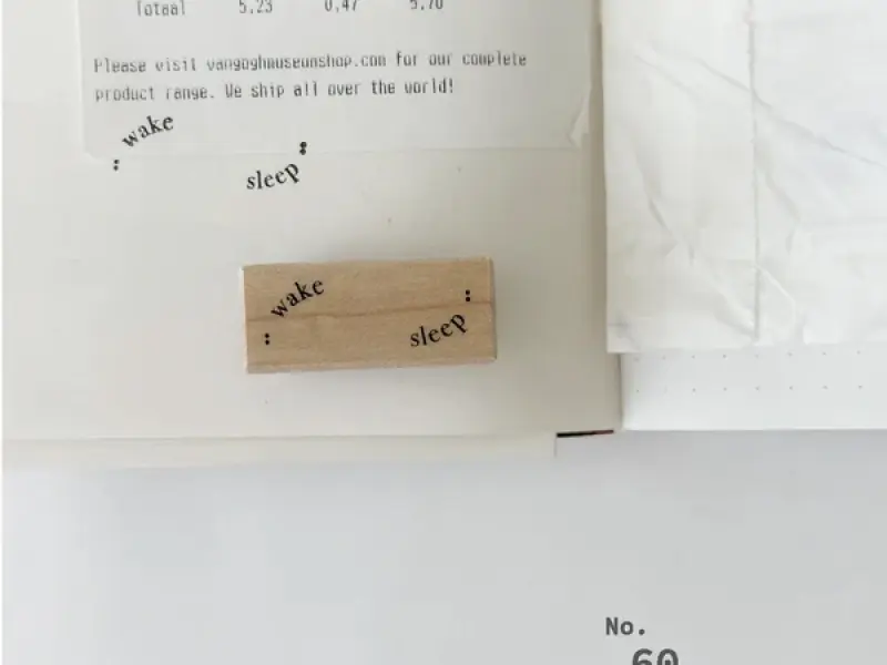 Nyret Rubber Stamp Vol.10 Daily Aesthetic No.60 - Wake Sleep
