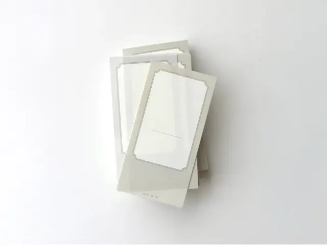 Nyret Frame Memo Pad - Grey And Dusty Pink
