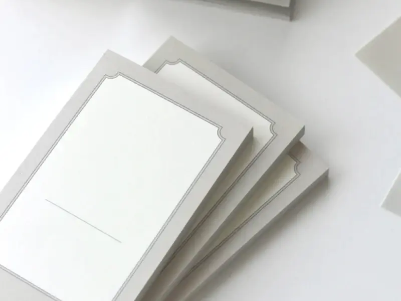 Nyret Frame Memo Pad - Grey And Dusty Pink
