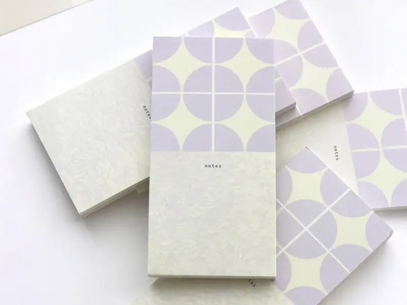 Nyret Frame Memo Pad - Purple And Peach