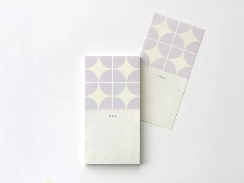 Nyret Frame Memo Pad - Purple And Peach