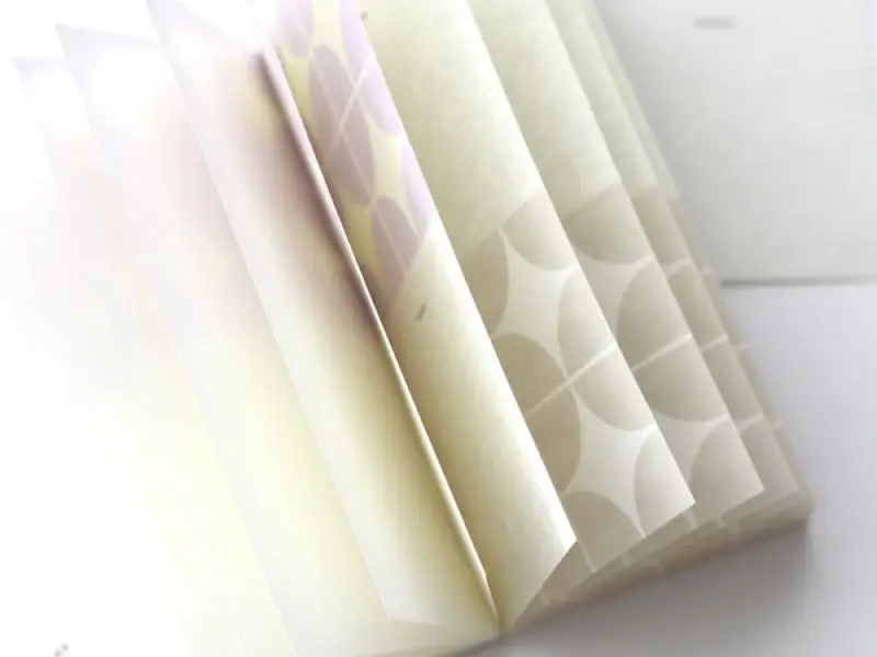 Nyret Frame Memo Pad - Purple And Peach