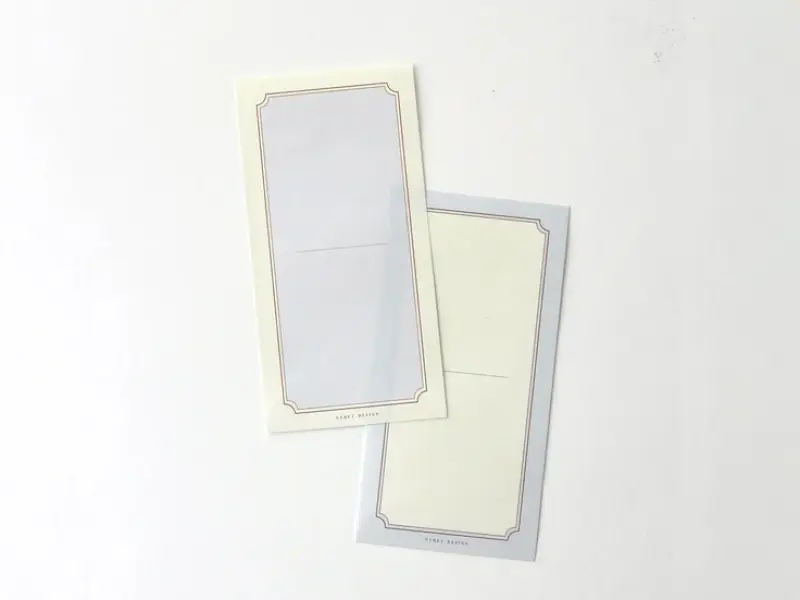 Nyret Frame Memo Pad - Blue And Yellow