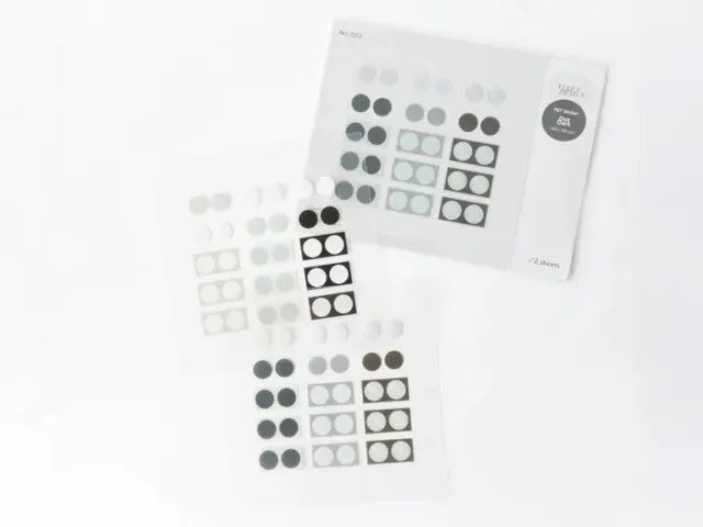 Nyret PET Stickers - Dot Dark